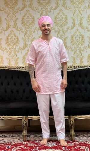 Kafta Broderi Rosa 700