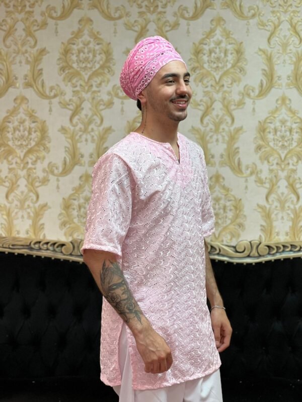 Kafta Broderi Rosa 700 - Imagem 3