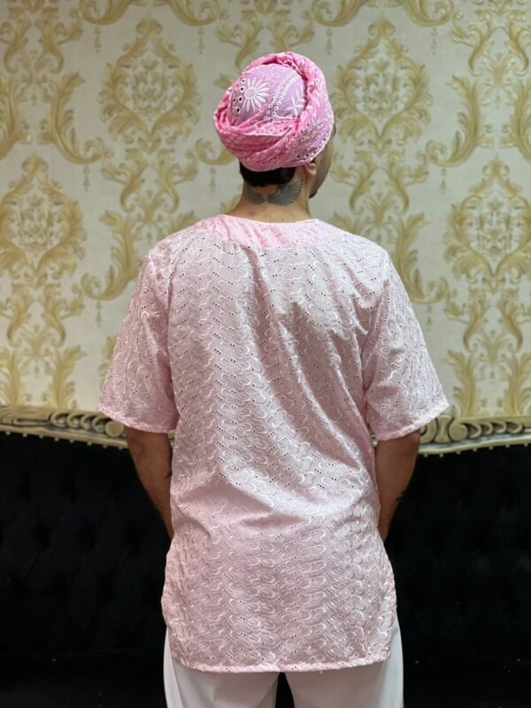 Kafta Broderi Rosa 700 - Imagem 4