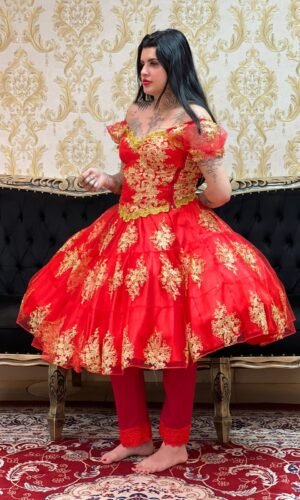 Saia Glamour Curta Verm/Dou 111