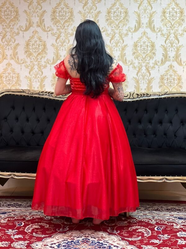 Saia Aurora Longa Vermelho 161 - Imagem 3