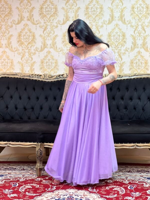 Saia Aurora Longa Lilas 512 - Imagem 4