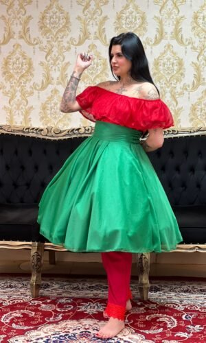 Saia Aurora Curta Verde 641