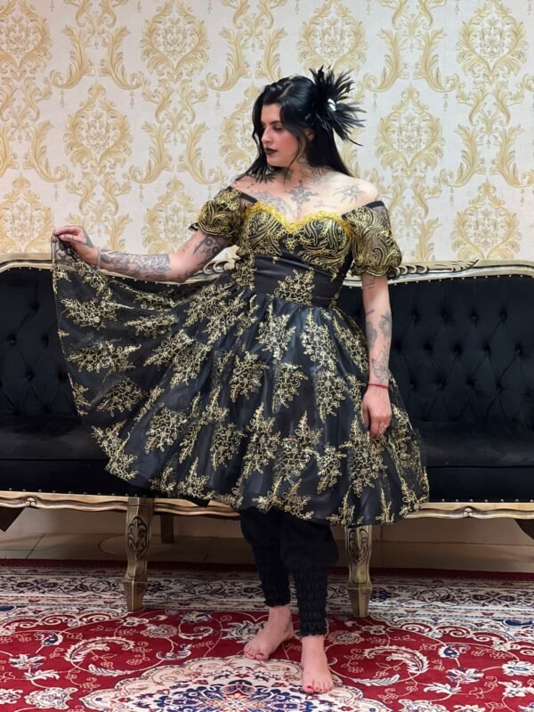 Saia Glamour Curta Preto/Dou 2314 - Imagem 2