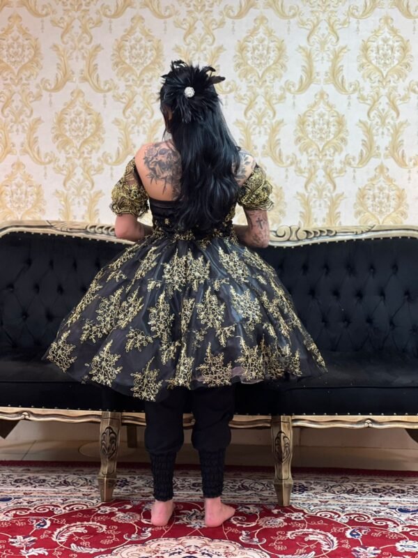 Saia Glamour Curta Preto/Dou 2314 - Imagem 3