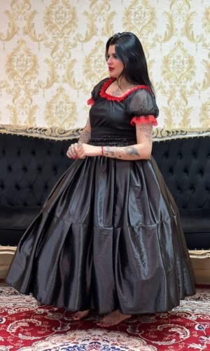 Blusa Padilha Preto/Verm 209