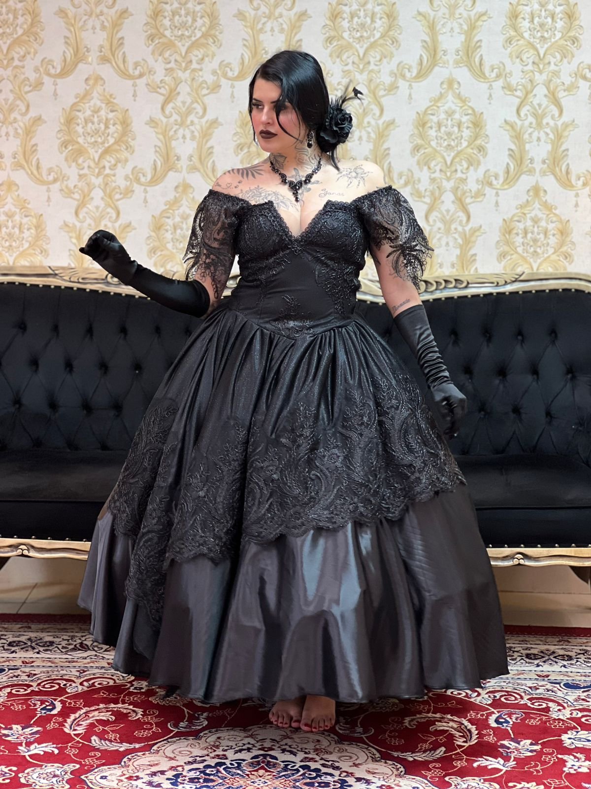 Vestido Mistérios Preto 209