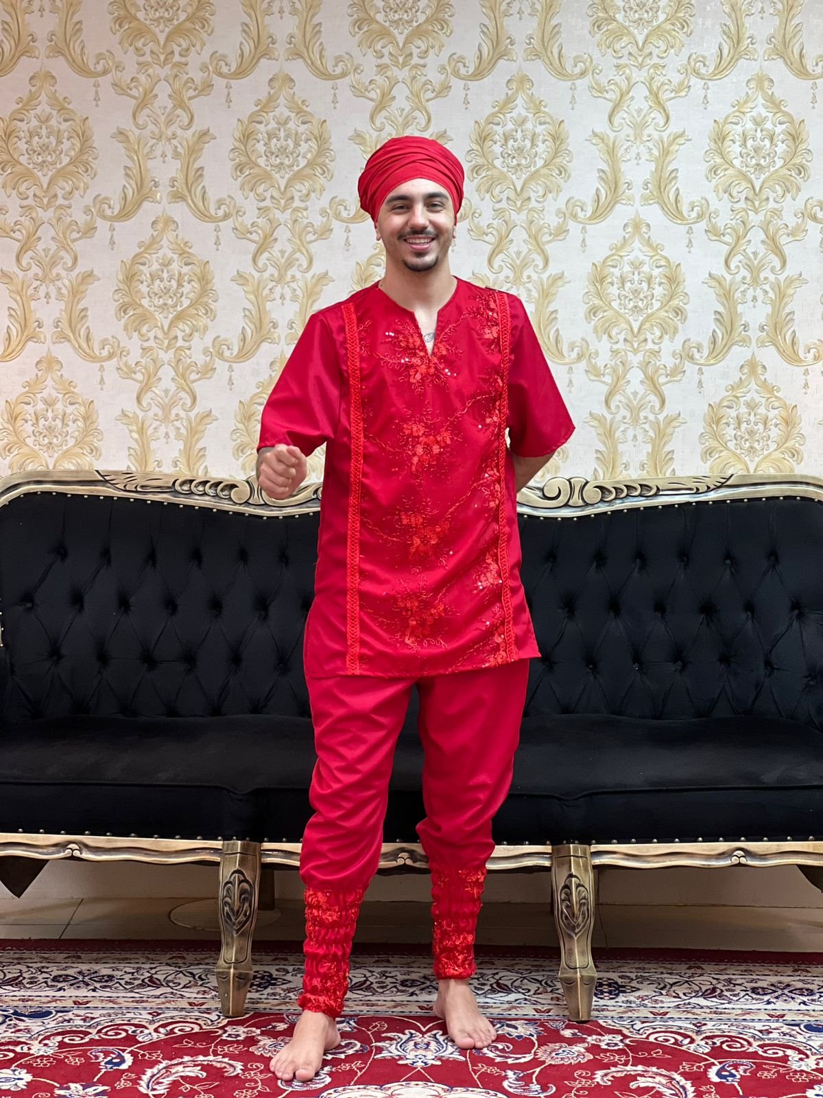 Bombacha Barrada Vermelho 108