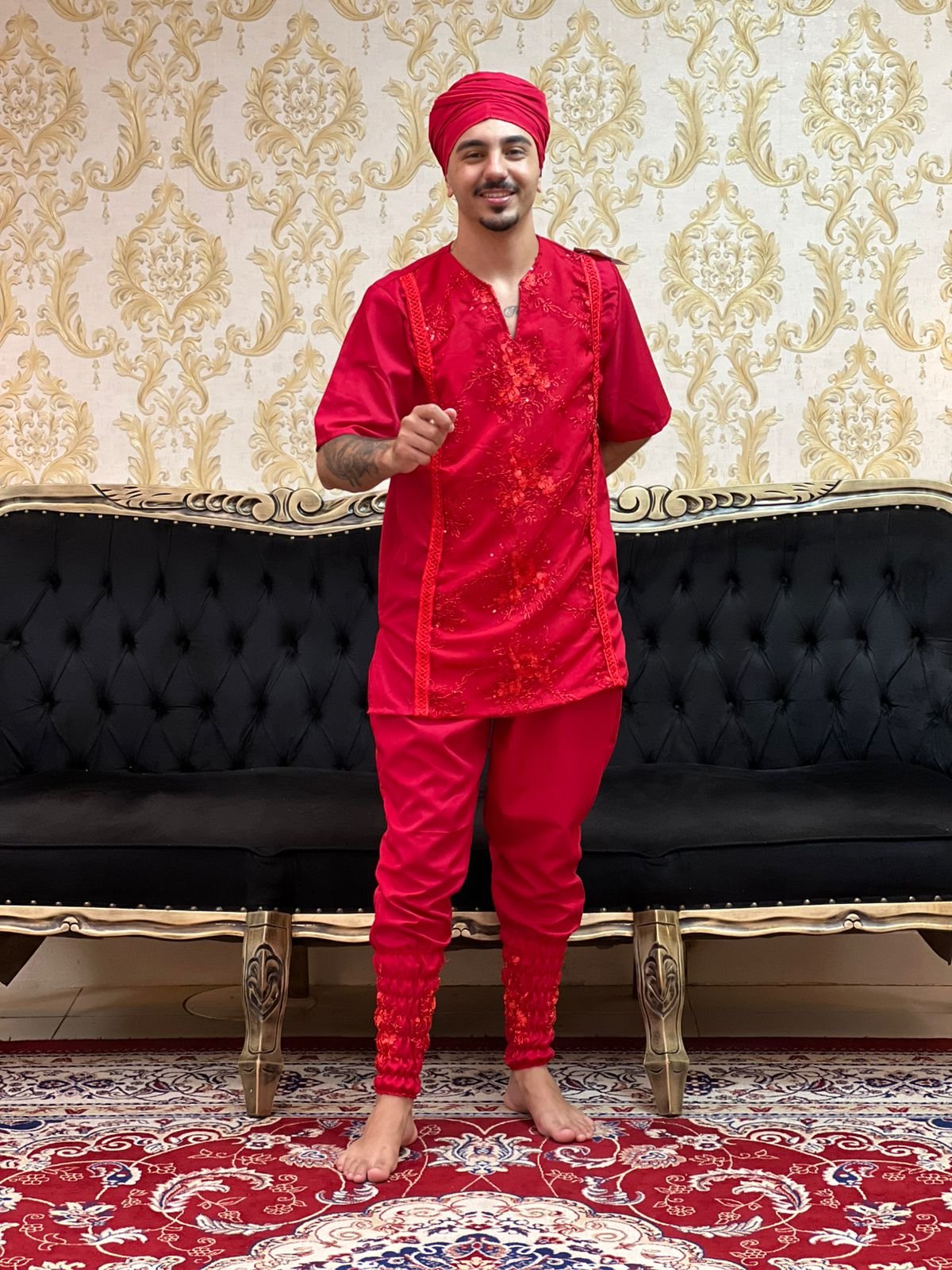 Bombacha Barrada Vermelho 108