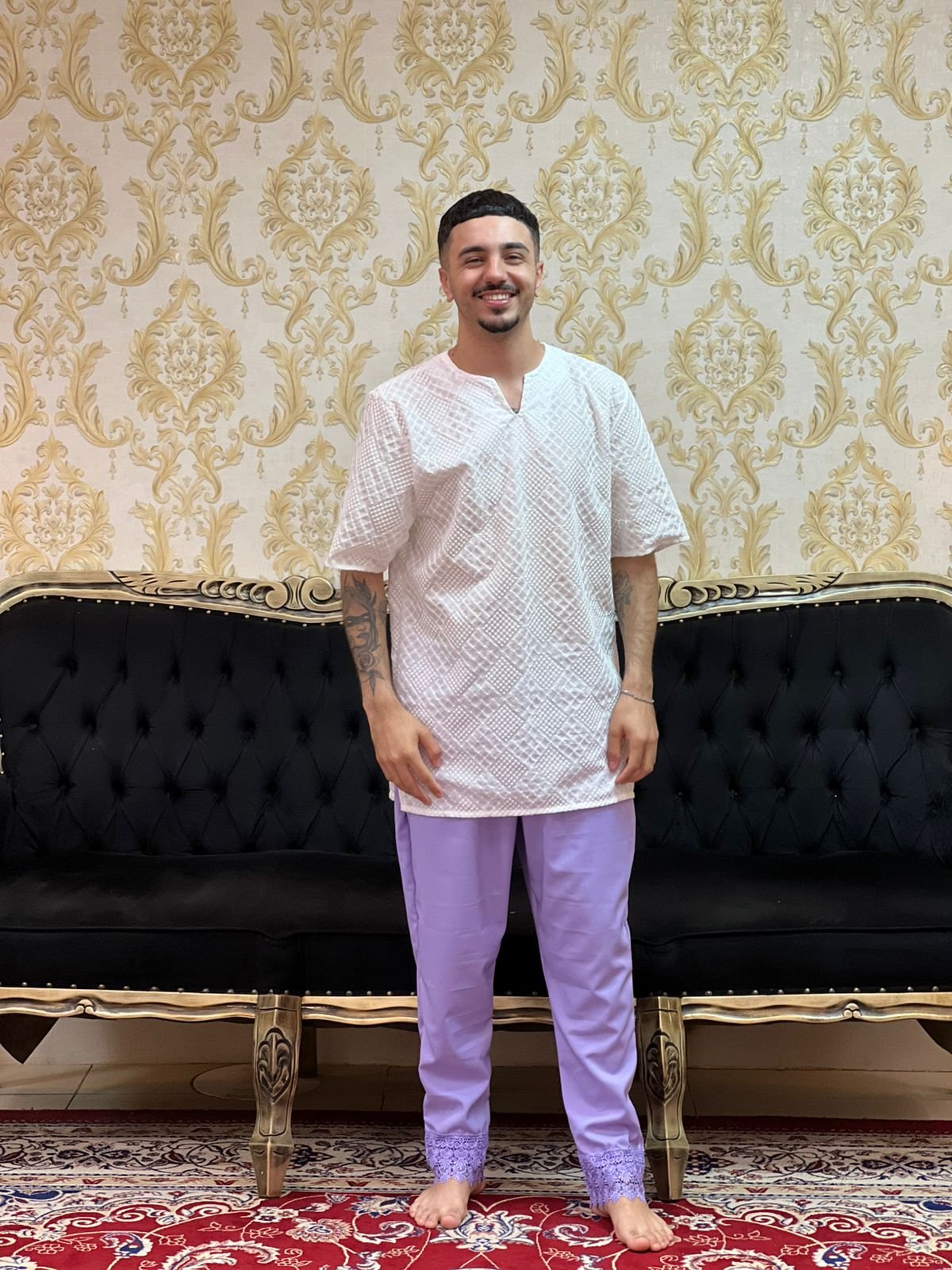 Calça Guipir Lilas 555