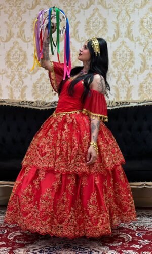 Corpete Safira Vermelho/Dou 150