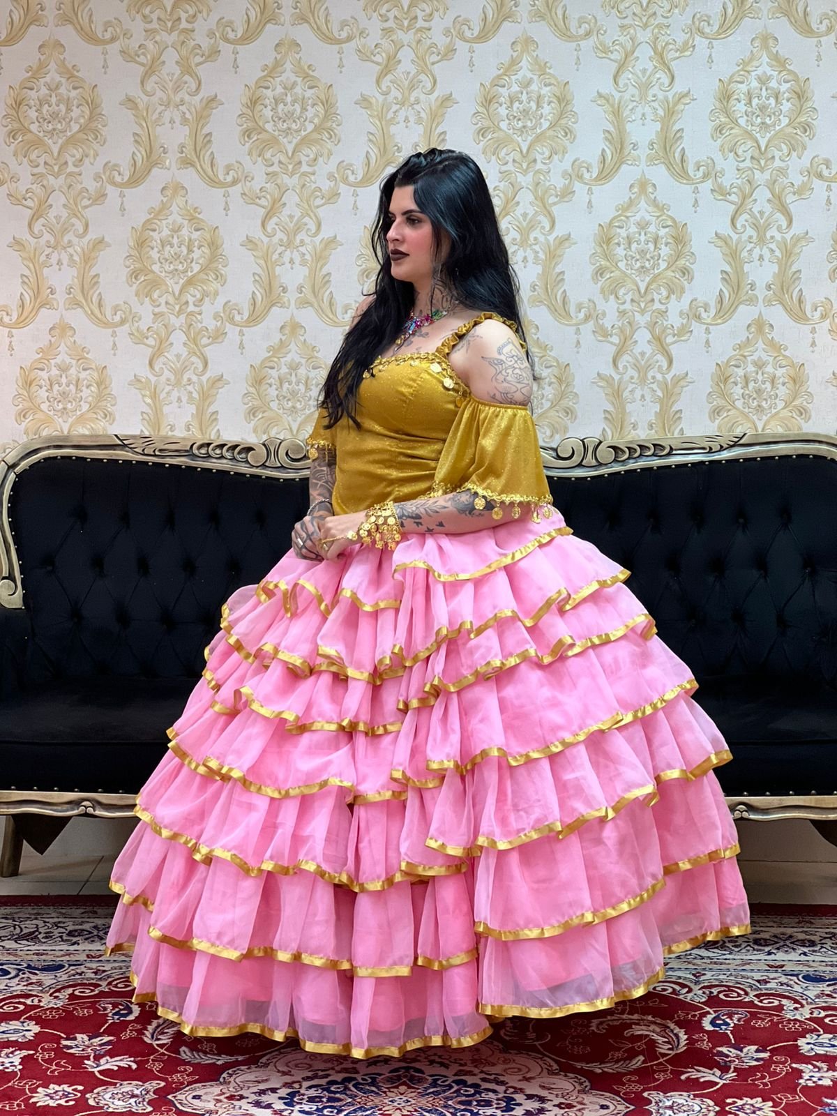 Corpete Safira Dourado 352