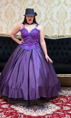 Corpete Decote V Roxo 506