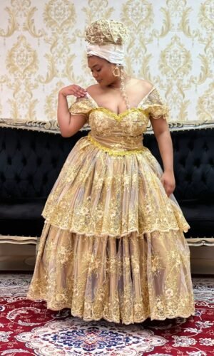 Saia Odara Longa Dourada 349