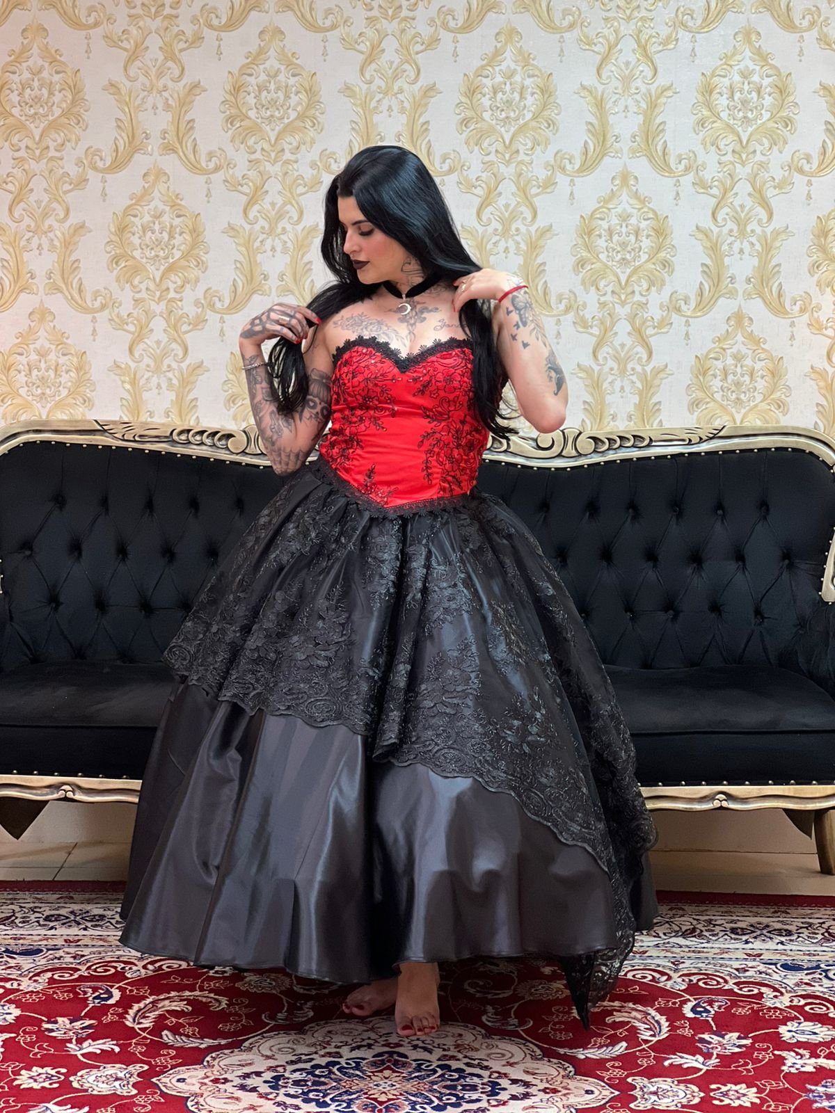 Saia Dama Preto 2231