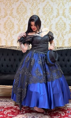 Saia Dama Azulão/Preto 2408