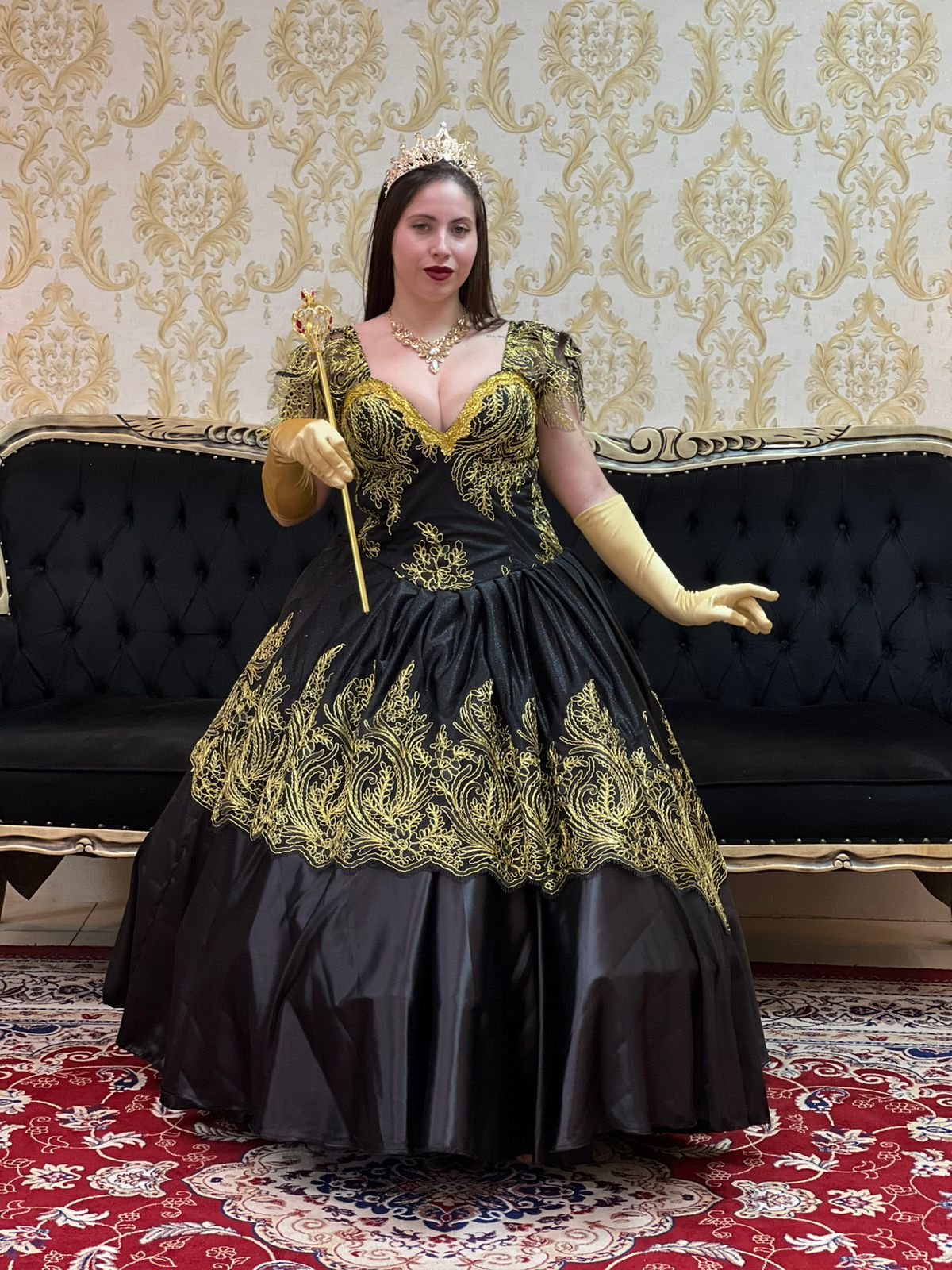 Vestido Mistérios Preto/Dou 230