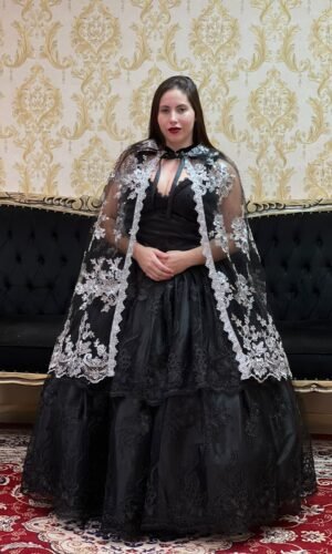 Capa Luxo Preto/Prata 80201