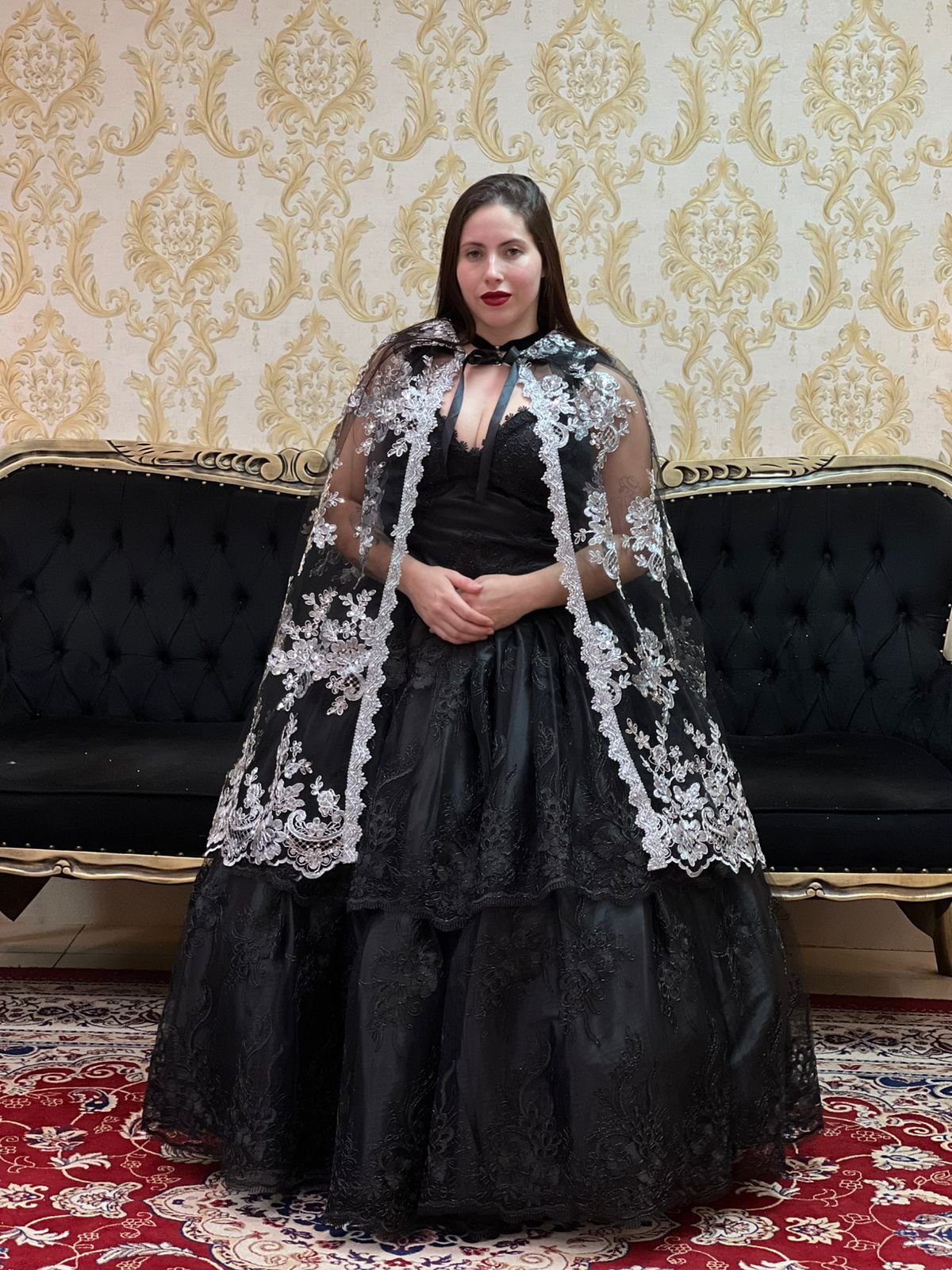 Capa Luxo Preto/Prata 80201