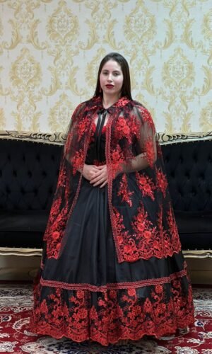 Capa Luxo Preto/Verm 80211