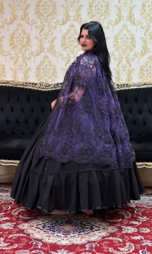 Capa Luxo Roxo/Preto 80251