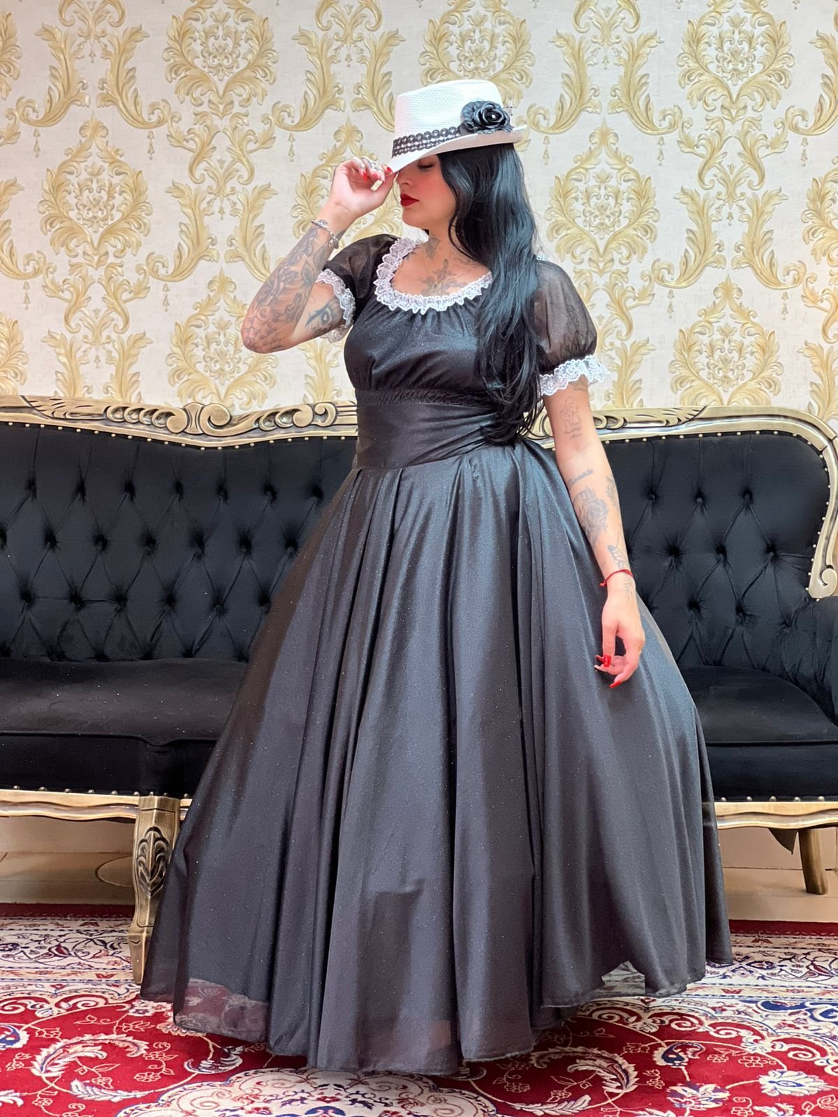 Blusa Padilha Preto/Bco 219