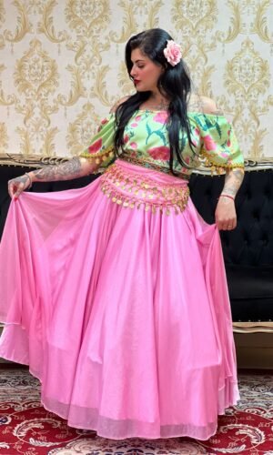 Blusa Flores Verde 612