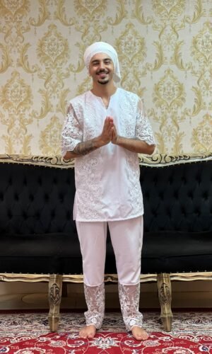 Calça Luxo Bco/Prata 028