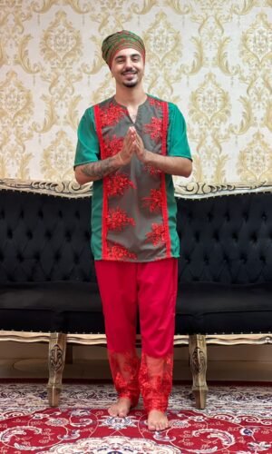 Calça Luxo Vermelho 121