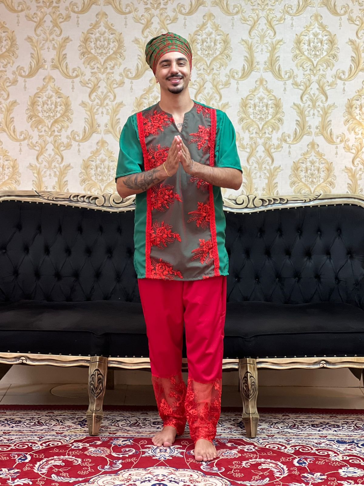 Calça Luxo Vermelho 121