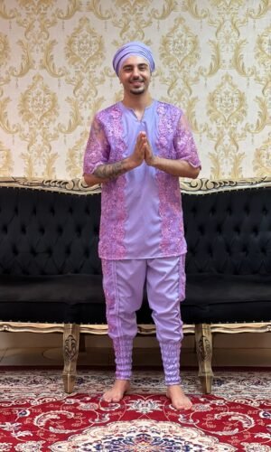 Bombacha Bordada Lilas 501