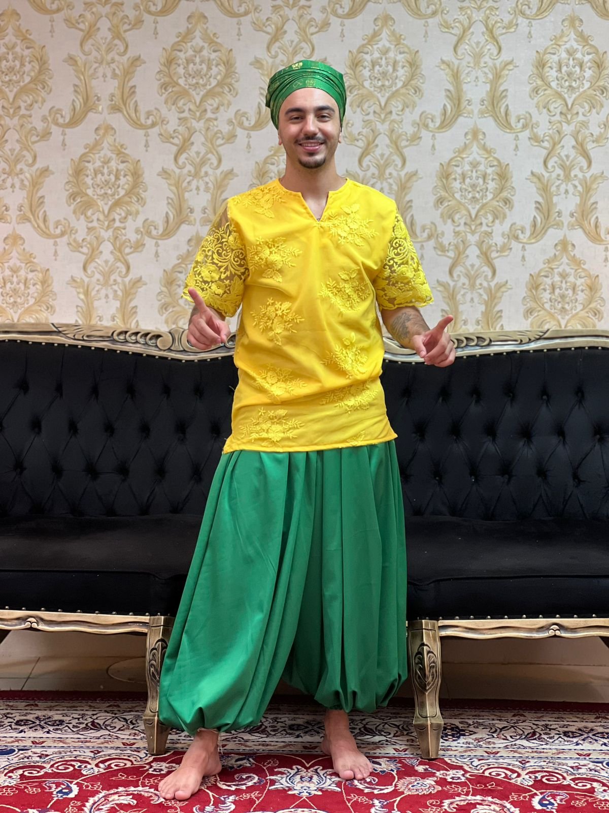 Bombachão Crepe Verde 613