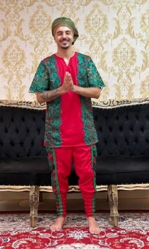 Kafta Luxo Verm/Verde 109