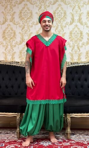 Kafta Tunica Verm/Verde 132