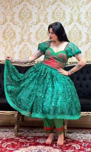 Saia Ori Curta Verde 602