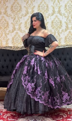 Blusa Aura Brilho Preta 221