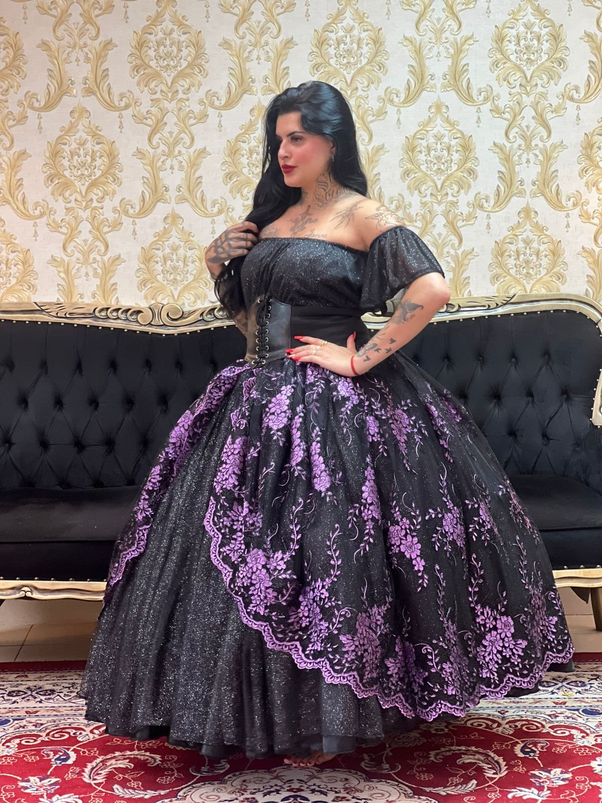 Blusa Aura Brilho Preta 221