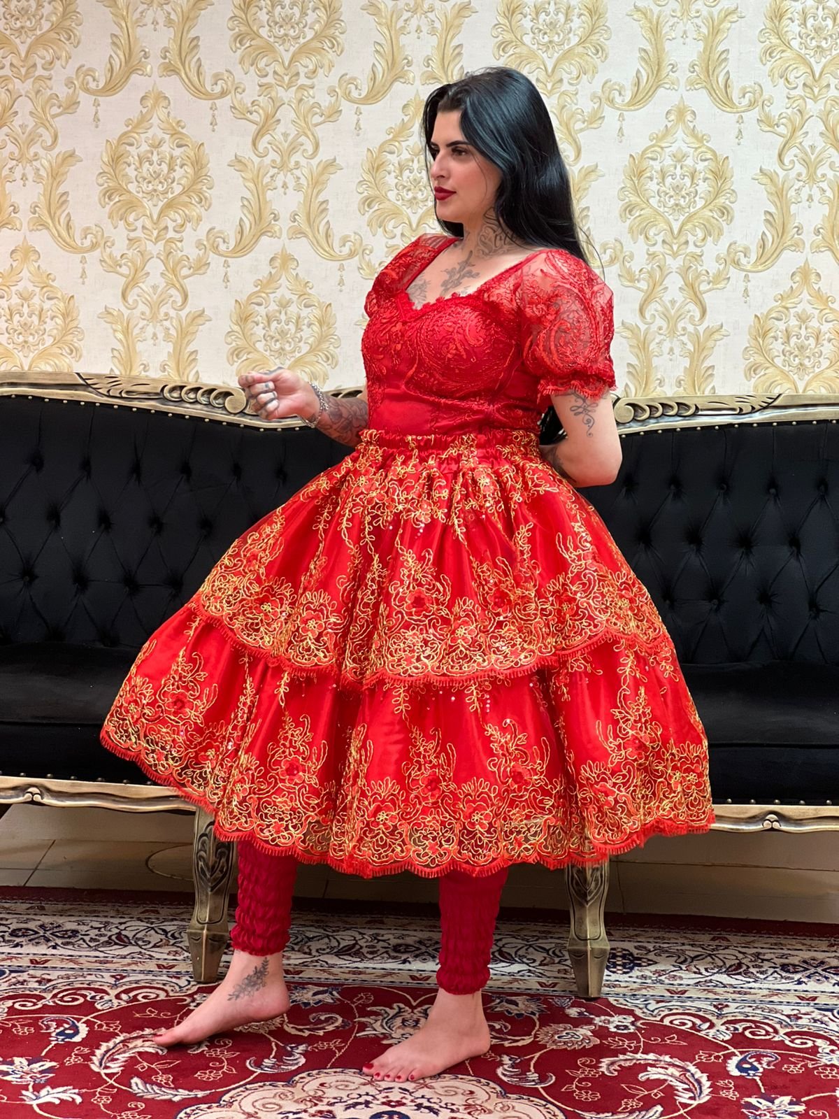 Saia Odara Curta Verm/Dou 145