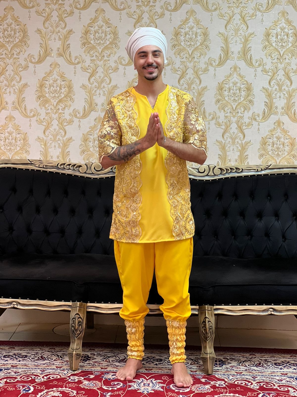 Bombacha Barrada Amarela 332