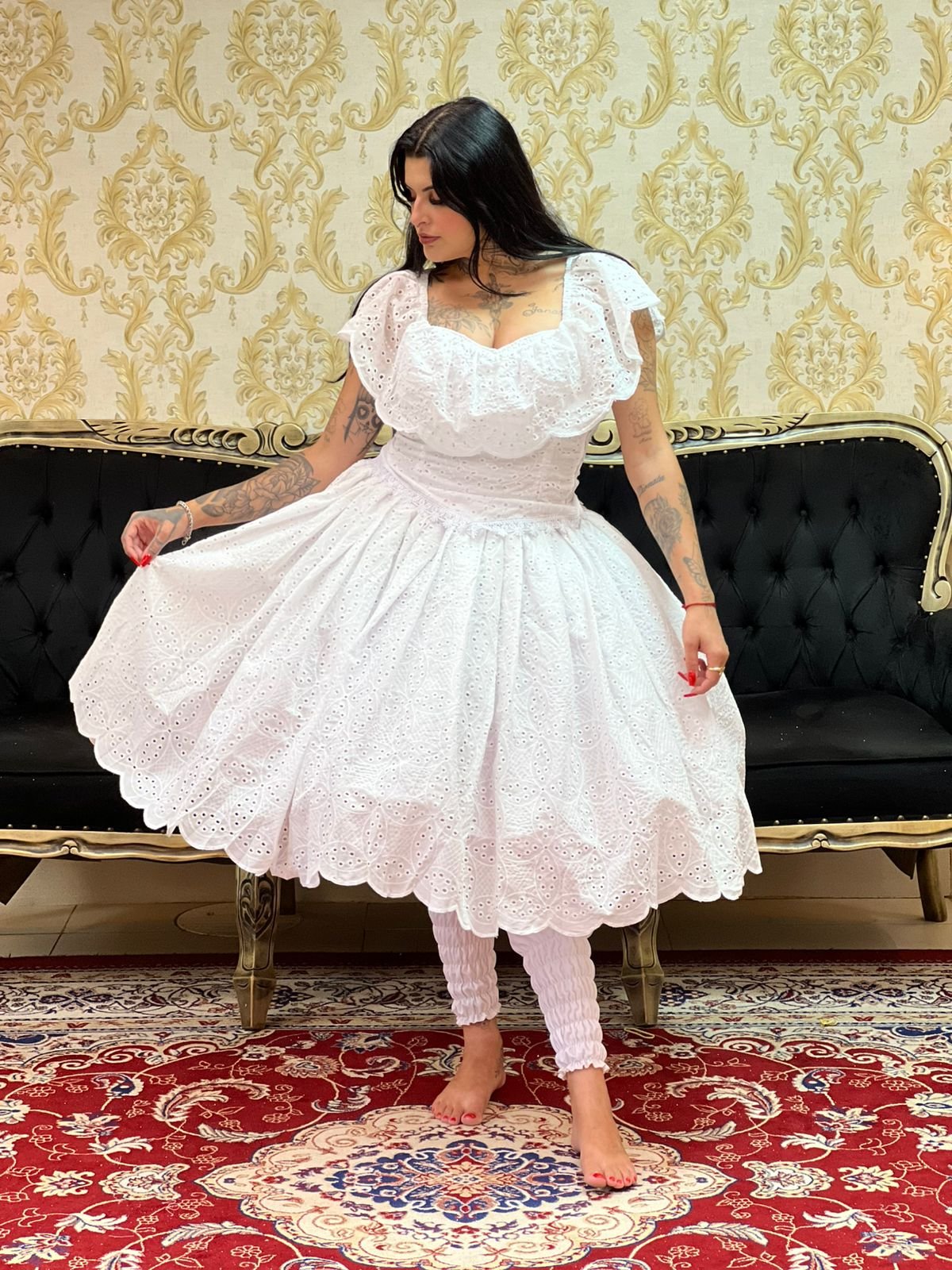 Corpete Broderi Branco 059