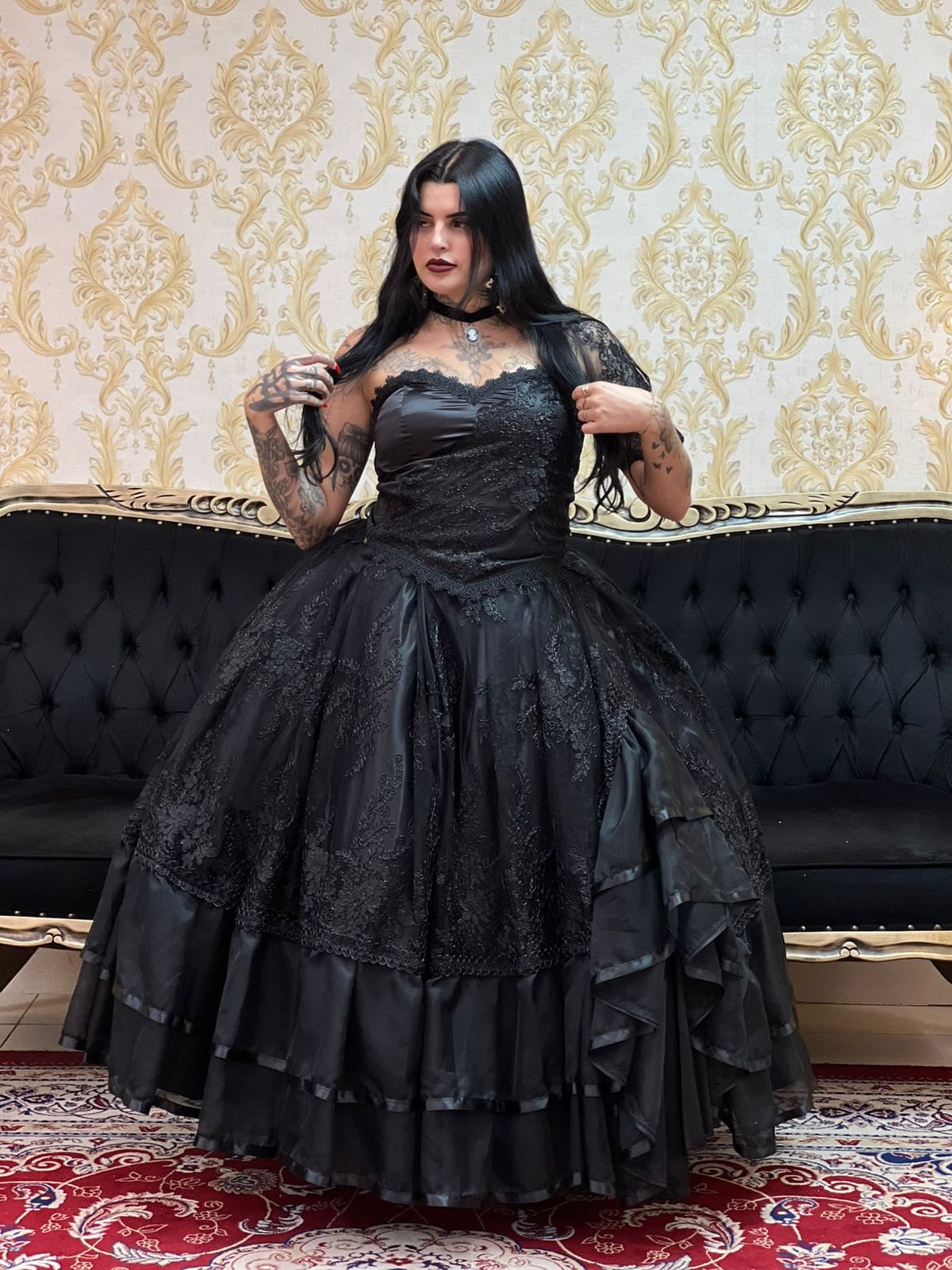 Corpete Glamour Preto 210