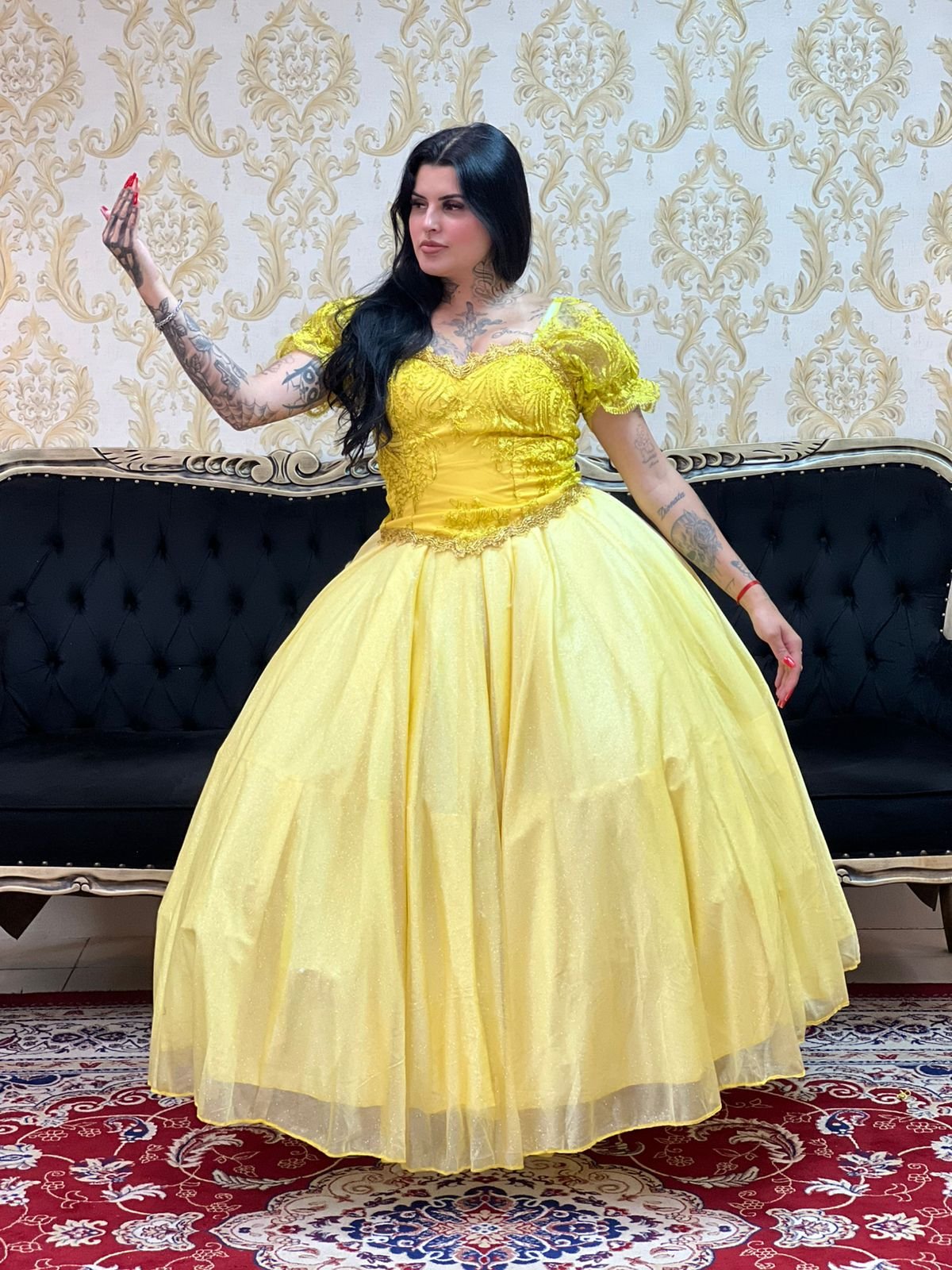 Corpete Bordado Metalic Amar/Dou 323