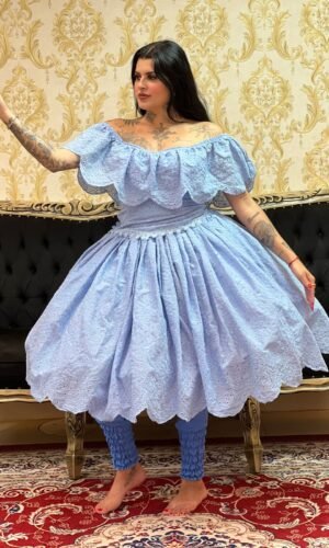 Corpete Broderi Azul 444