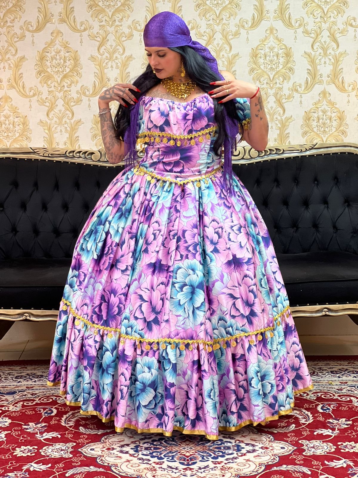 Corpete FLores Lilas 559