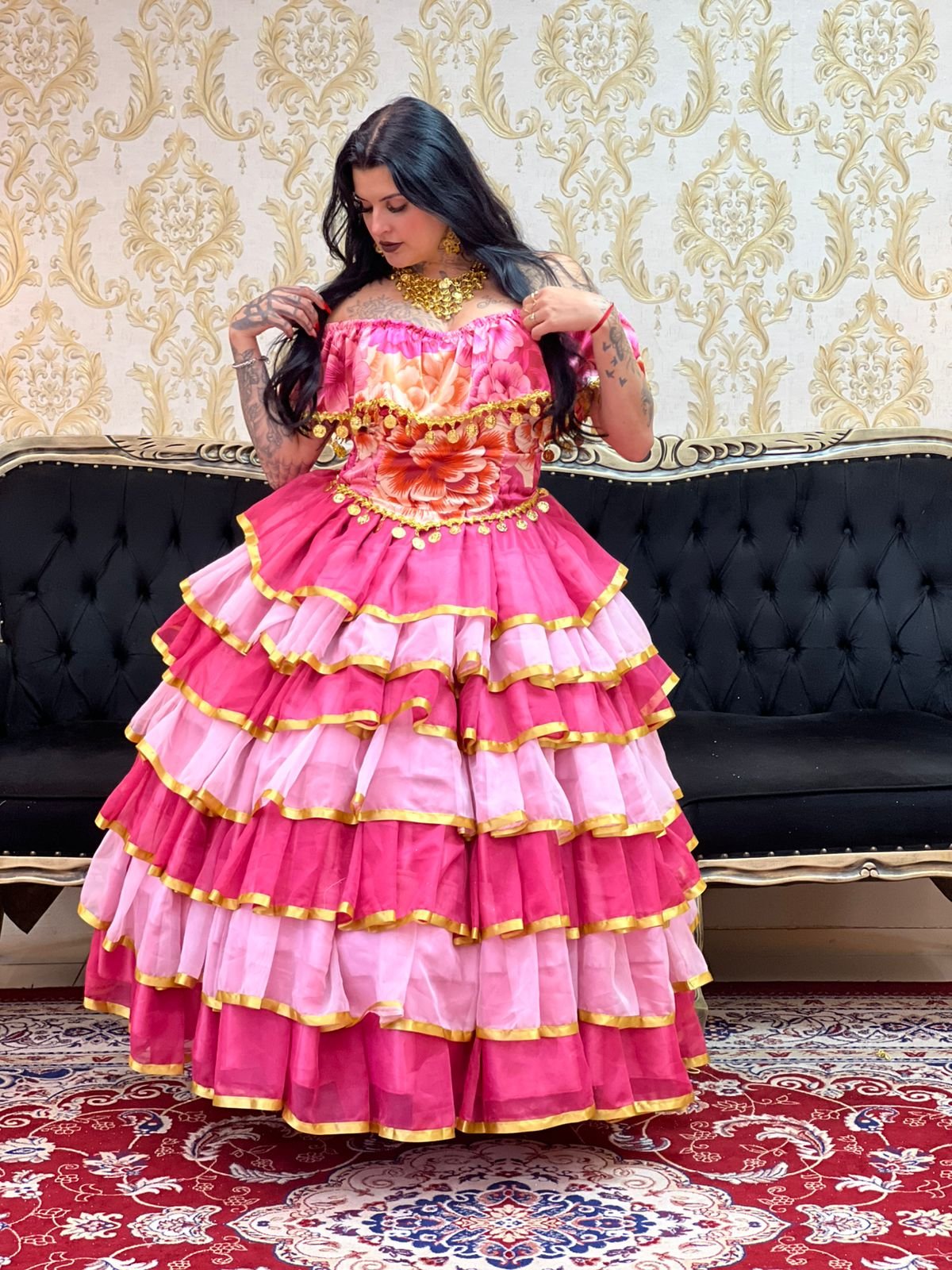 Corpete FLores Rosa 770