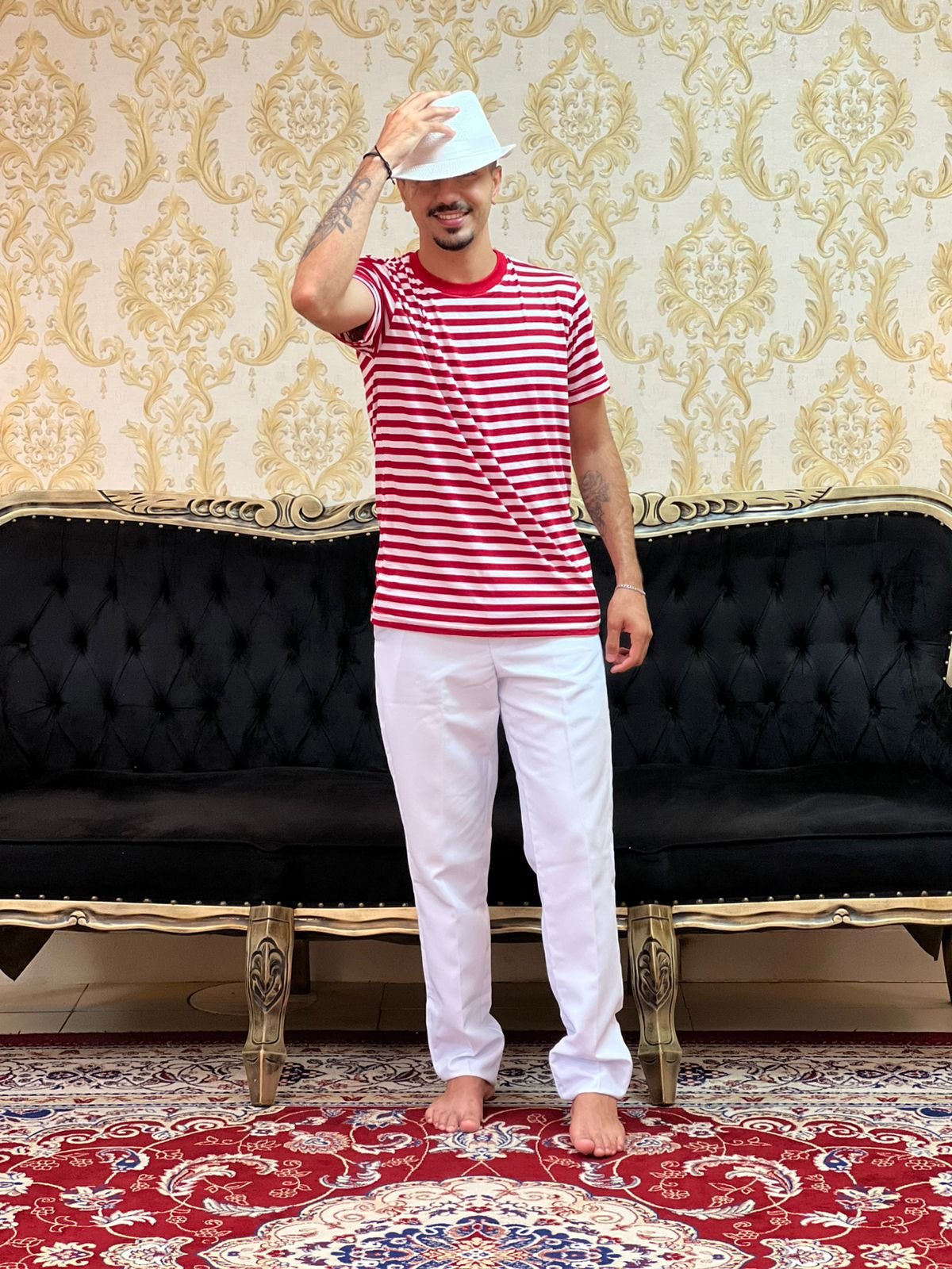 Camiseta Zé Vermelha Listras Finas 066