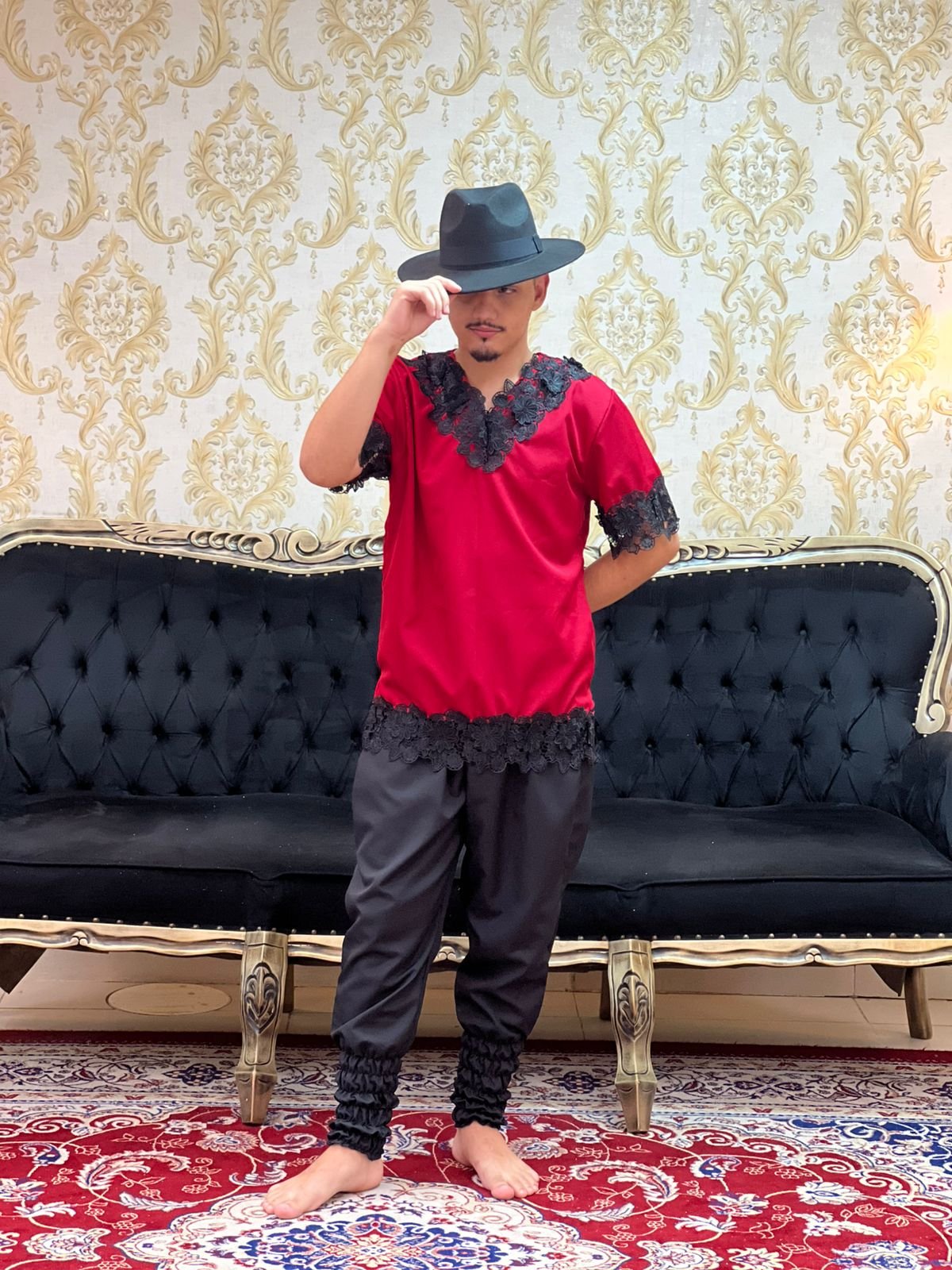 Kafta Axé Verm/Preto 180