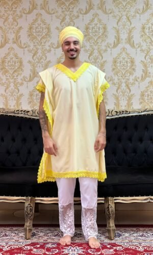 Kafta Tunica Amarelo Claro 335