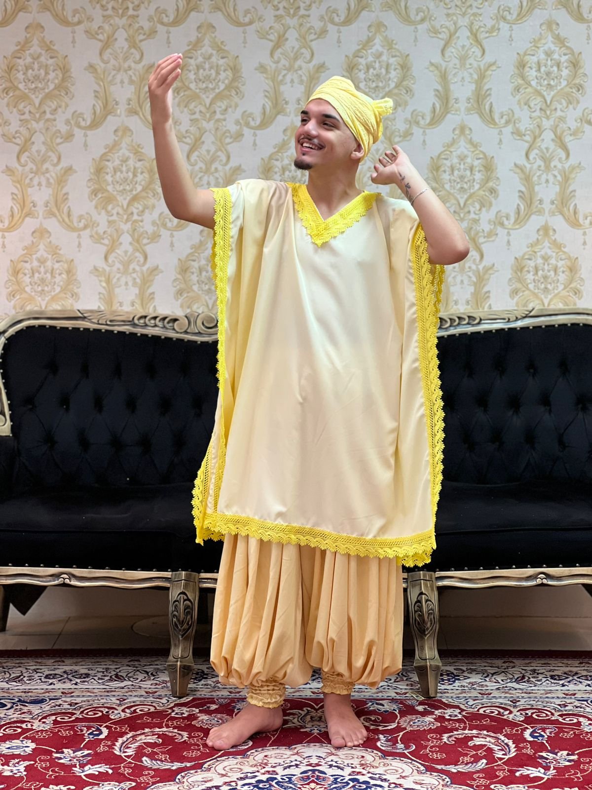 Kafta Tunica Amarelo Claro 335