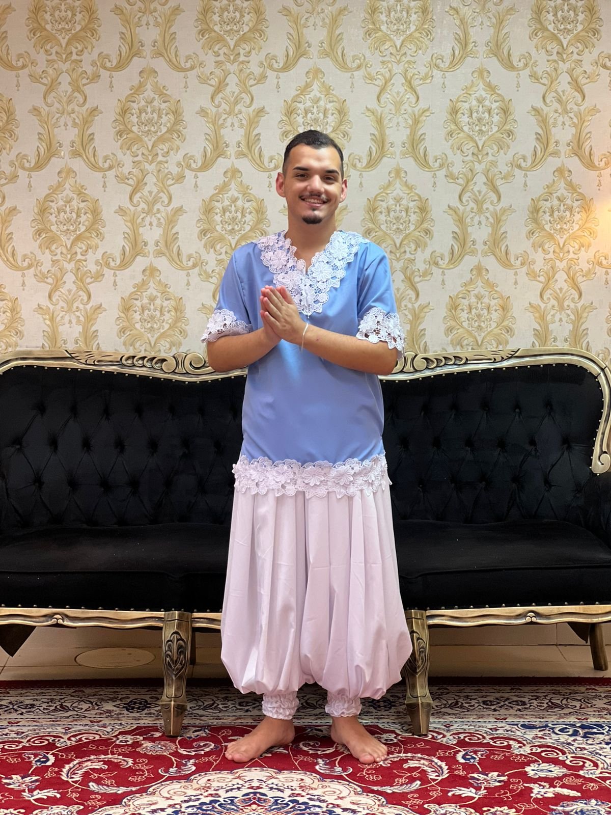 Kafta Axé Azul/Bco 400